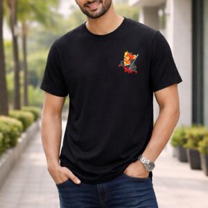 Rajputana Lion Striped T-Shirt