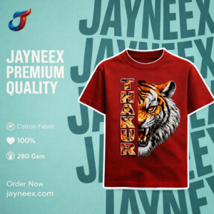 Rajputana Tiger Round Neck t-shirt